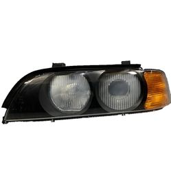 W#961 Hella Front LH Xenon Headlight Assembly - H11410031 - Fits BMW 528i & 540i 97-98