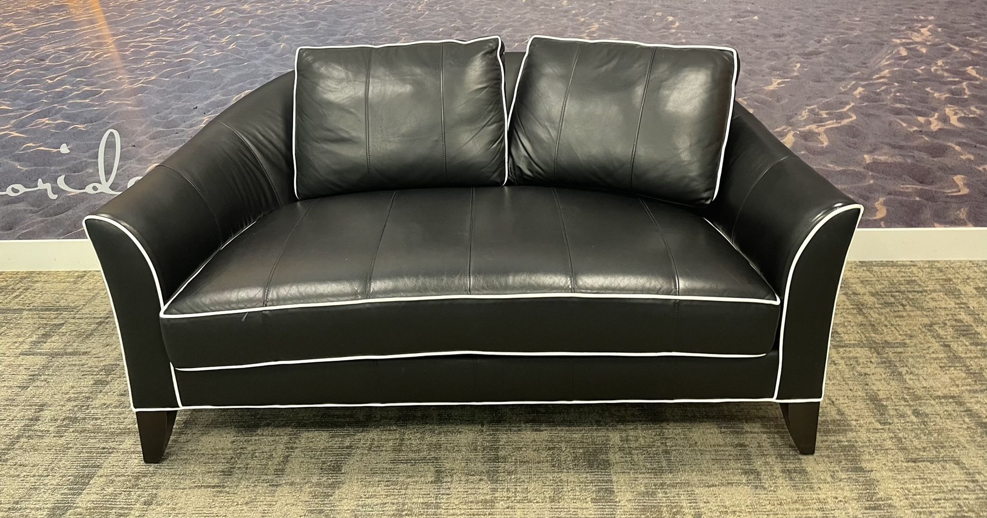 Leather Loveseat
