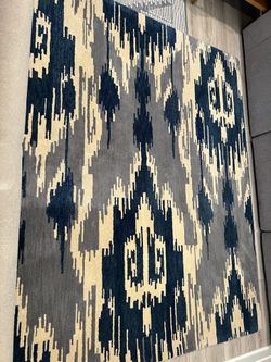 Blue Wool Rug