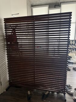 Beautiful solid wood divider / backdrop