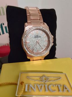 Invicta rose gold womens