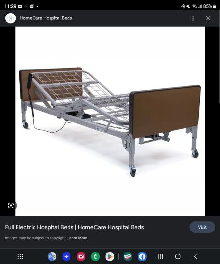 Hospital Bed With Remote Control And Mattress 