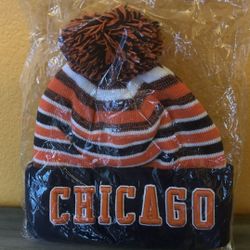 New Chicago Tassel Embroidered Beanie 