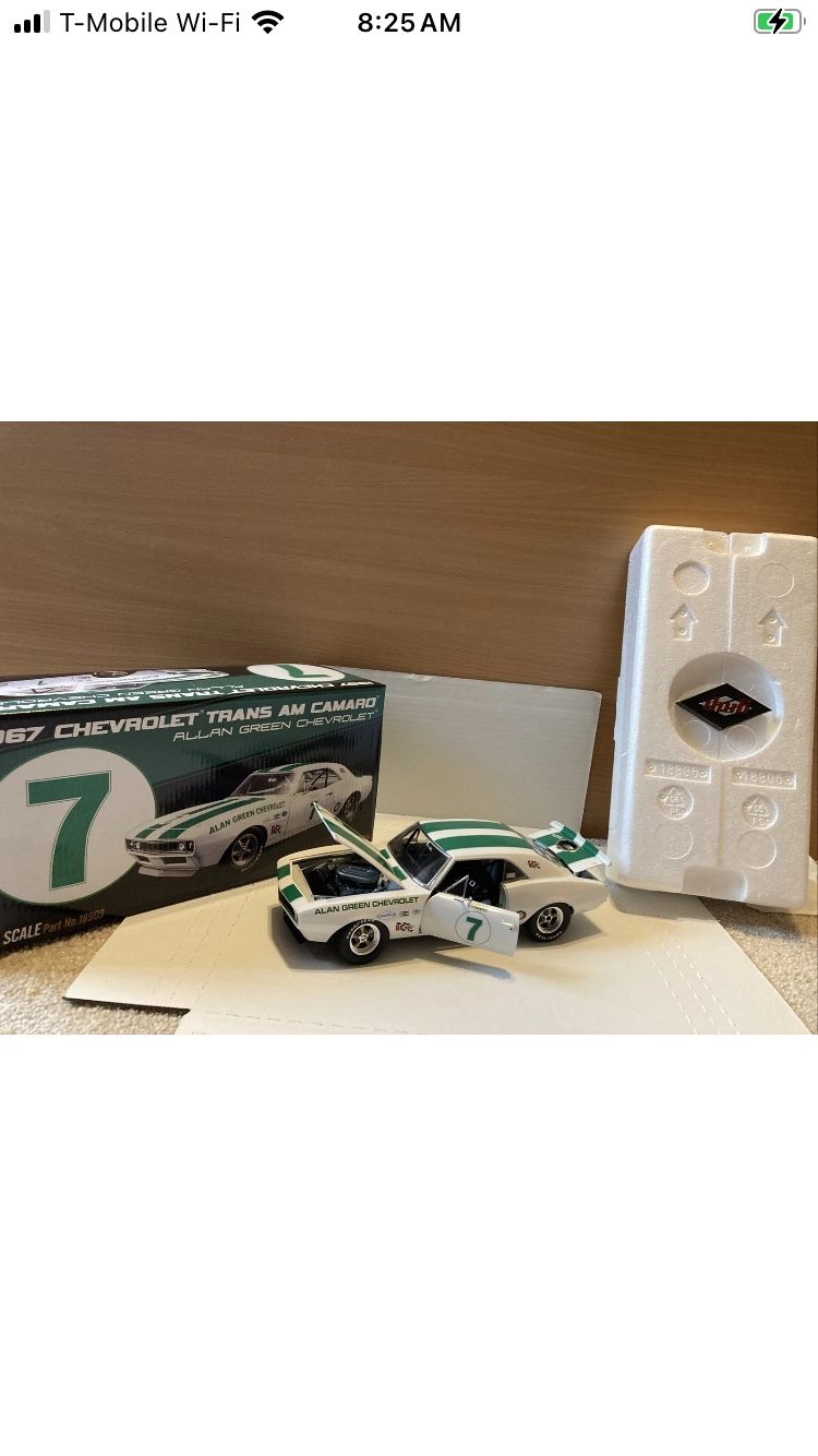 GMP 1967 Chevrolet Trans Am Camaro - Allen Green Chevrolet: 1:18 Scale 