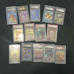 Graded Pokemon Cards PSA & CGC 10’s & 9’s