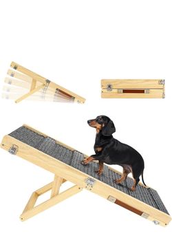 Adjustable Folding Wooden Pet Ramp