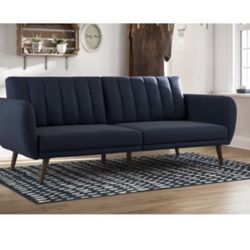 Futon Sofa- Blue