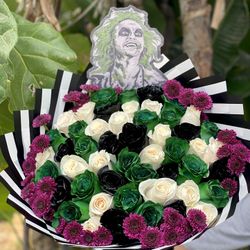 Beetlejuice Rose Bouquet