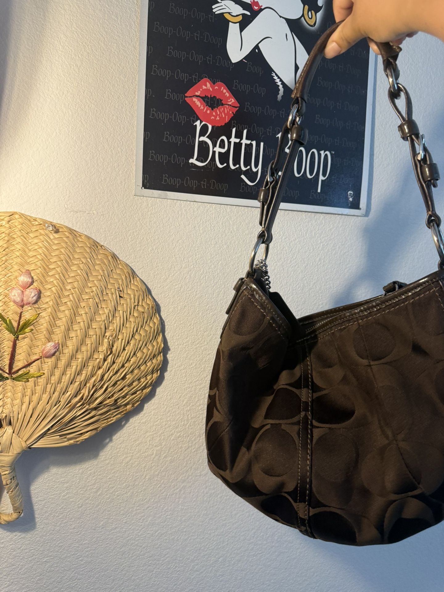 Brown vintage Hobo Coach Bag