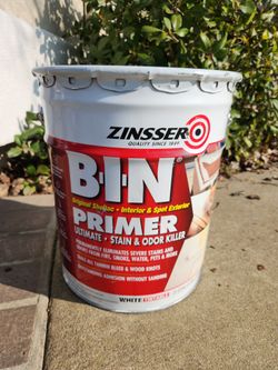 5 gal. B-I-N Shellac-Based White Interior Primer and Sealer