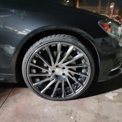 22: New Staggerd Roadforce RF16 Wheels With New Tires For MERCEDES BENZ S(contact info removed)