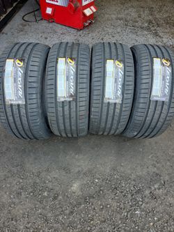 4 NEW TIRES P235/45R18 LEXANI FRECCIA GT-S w/50k miles warranty $360+TAX  all 4 FREE INSTALLATION and BALANCED !!