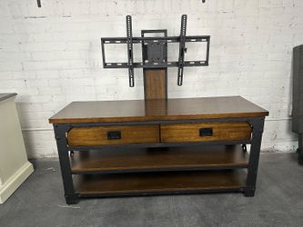 Delivery Available wooden tv stand and mount