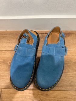 Dr. Martens - Blue Suede Size 8