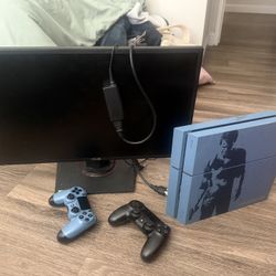 PS4 And Monitor ASUS