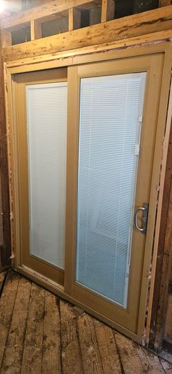 5' sliding glass door
