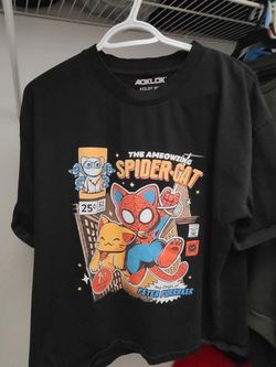 Super Cool Spider Cat T Shirt