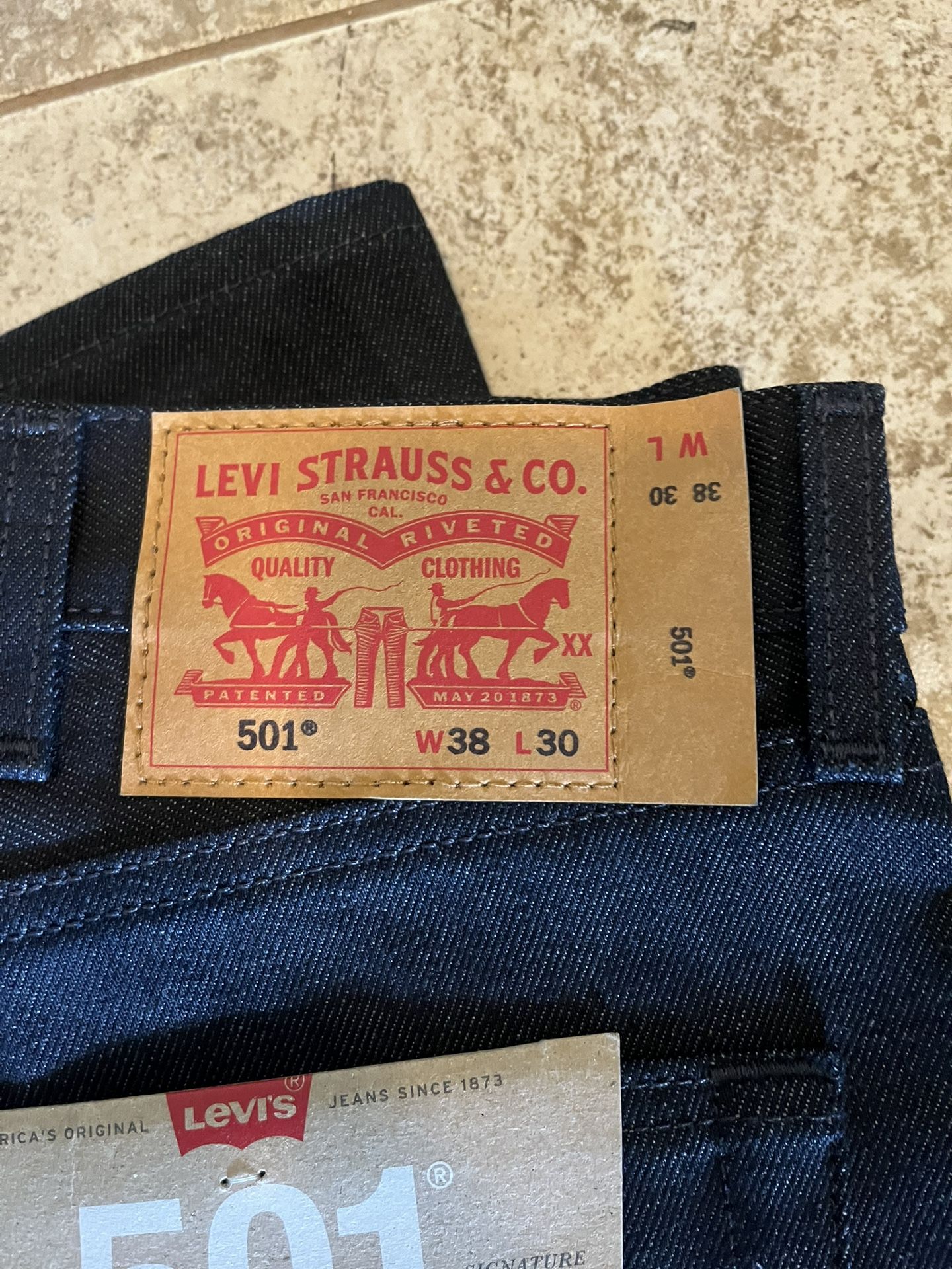 Levis 501 Jeans 38 X 30 New With Tags