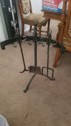 1970s Fireplace Tool set