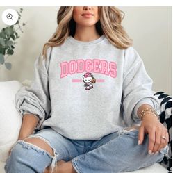Hello Kitty Dodger Pink Crewneck 