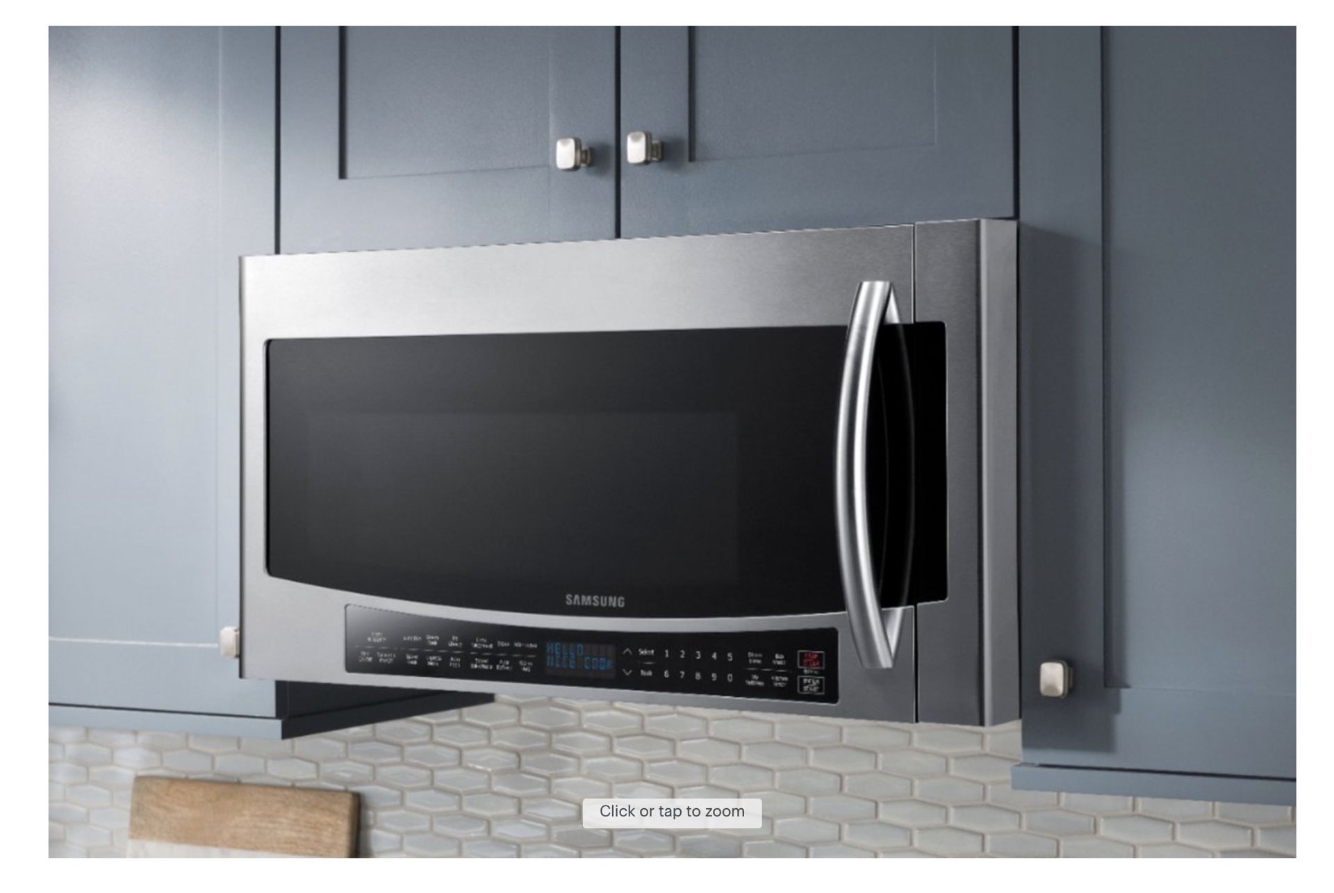 NEW Samsung 1.7 Cu. Ft. Convection Microwave, over-the-range