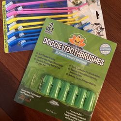 Doggy Toothbrushes - 2 Pack