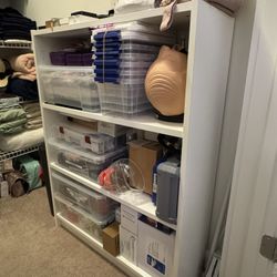 White Storage Shelf / Bookcase