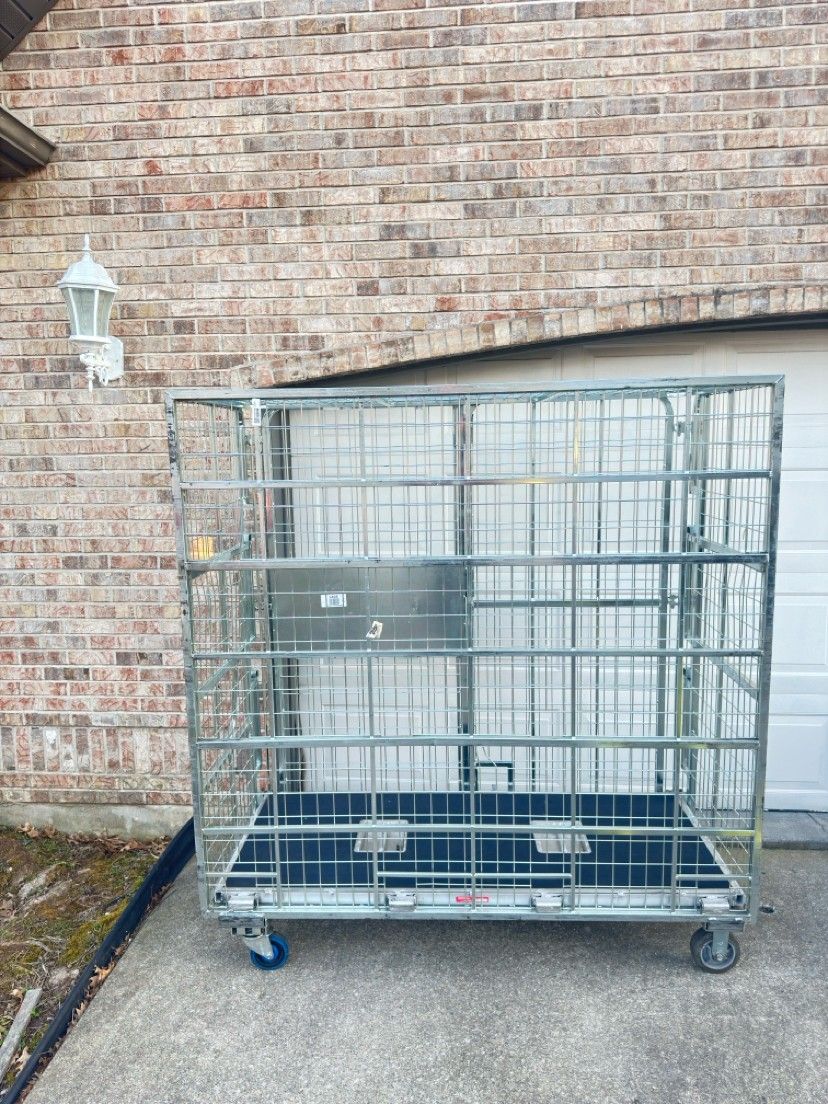 Storage/Transport Cage With Wheels