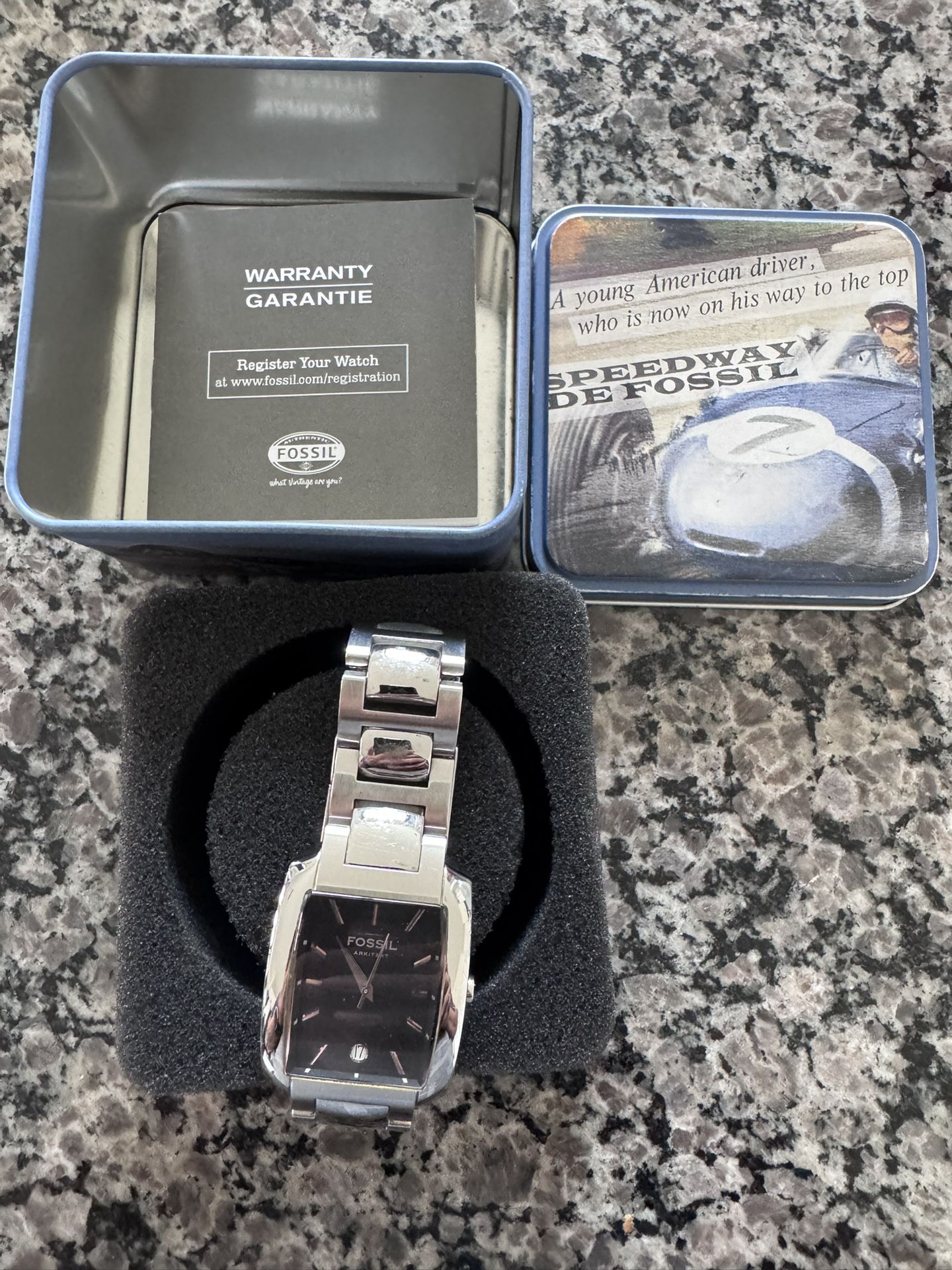 Fossil Stainless Steel Arkitekt