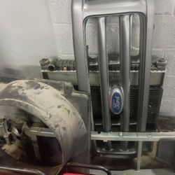 Front grill  hedder panel and lights