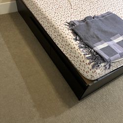Twin Bed (no Mattress) With Storage
