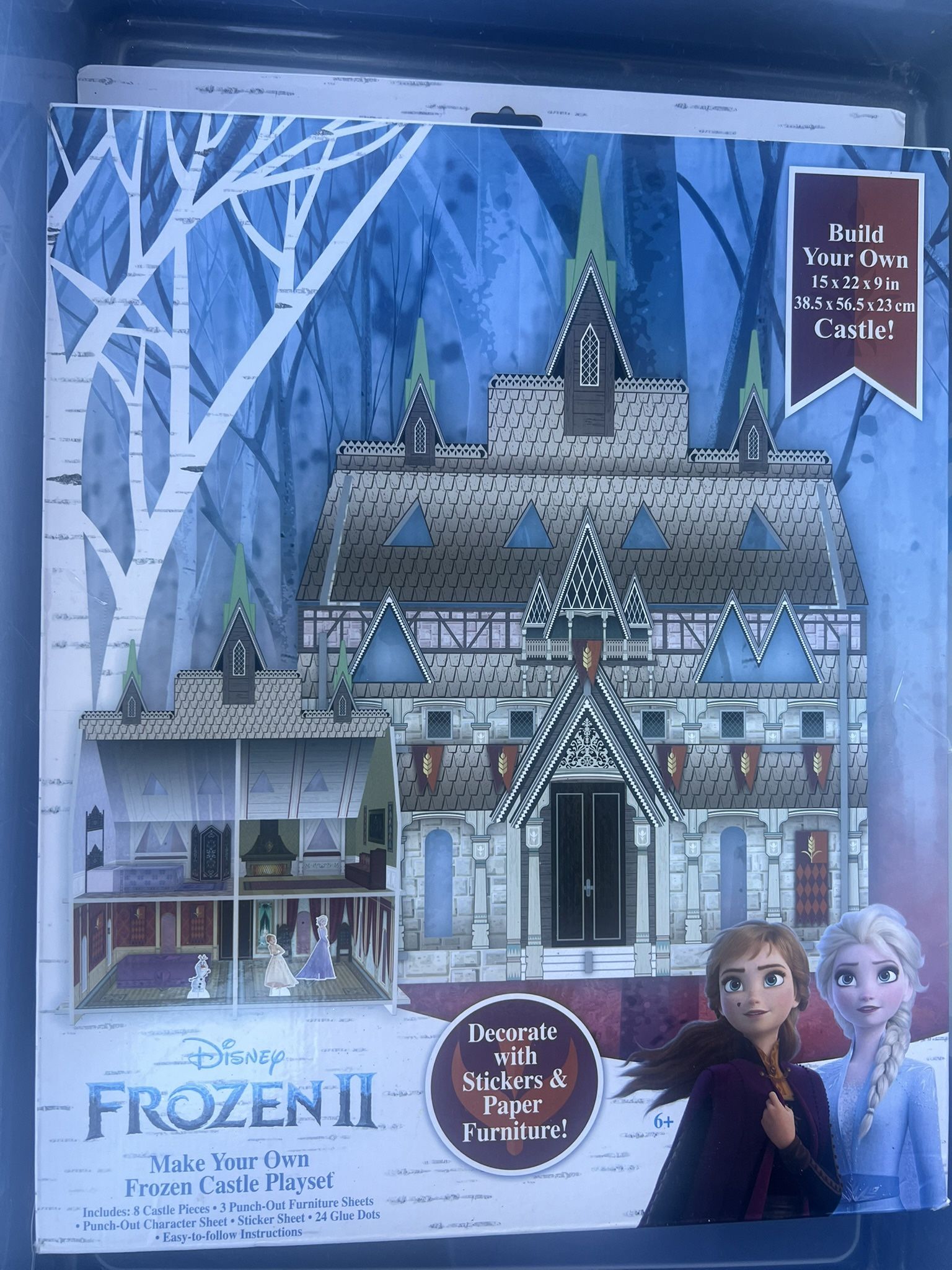 NEW Frozen Make Your Own Castle Toy Or Decor