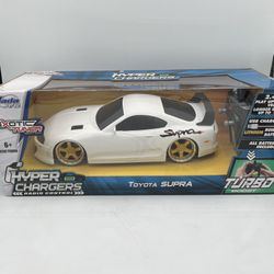 Toyota Supra 1995  1/16 Complete Hyper Chargers Jada R/C USB New In Sealed Box.