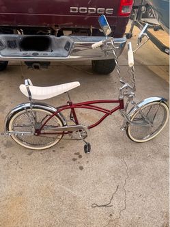 Lowrider Bicycle with Chrome Wheels