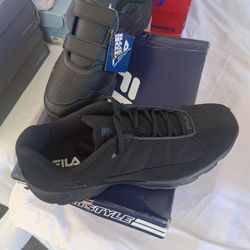 Adidas and Fila size 13