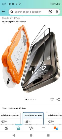 iPhone 15 Pro Screen Protector