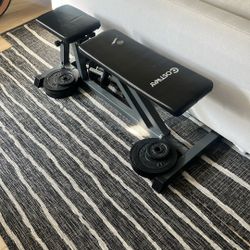 Full Costway Workout Bench Set
