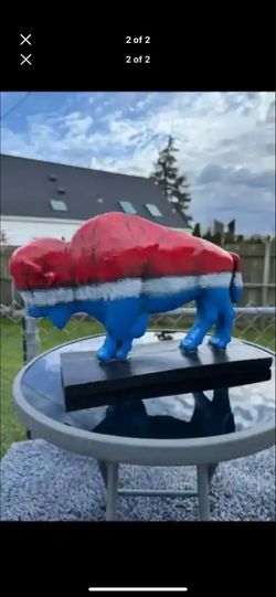The America 250 Buffalo statue