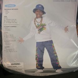 Party City Childs 90's HIP HOP Costume