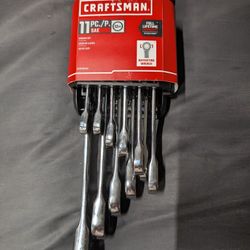 Craftsman 11pc Ratcheting Wrench Set (Sae)