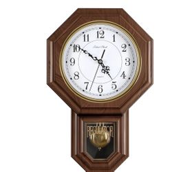 Vintage Pendulum Chiming Wall Clock
