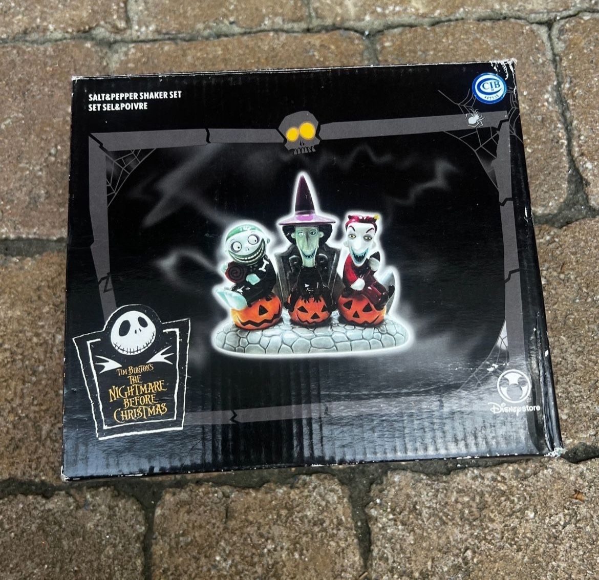 Disney's The Nightmare Before Christmas "Lock Shock & Barrel" S&P Shaker Set