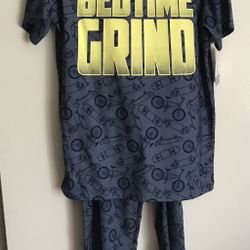 Carter’s 2 pc skateboard pajamas, size 12, New with tag