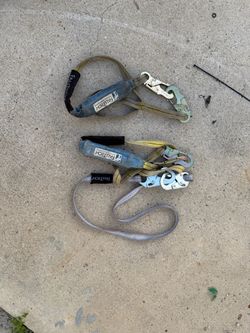 FallTech Fall Protection Lanyard Lot (3 Pieces)