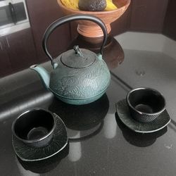Cast iron Japanese Tea Set 