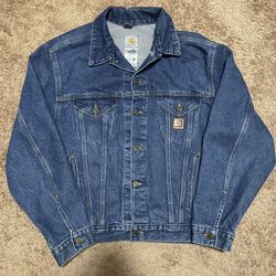 Carhart Trucker Jacket Denim