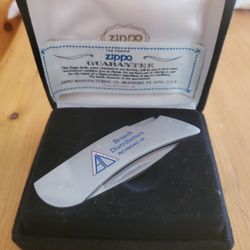 Advertising Zippo Knife From The 80s
