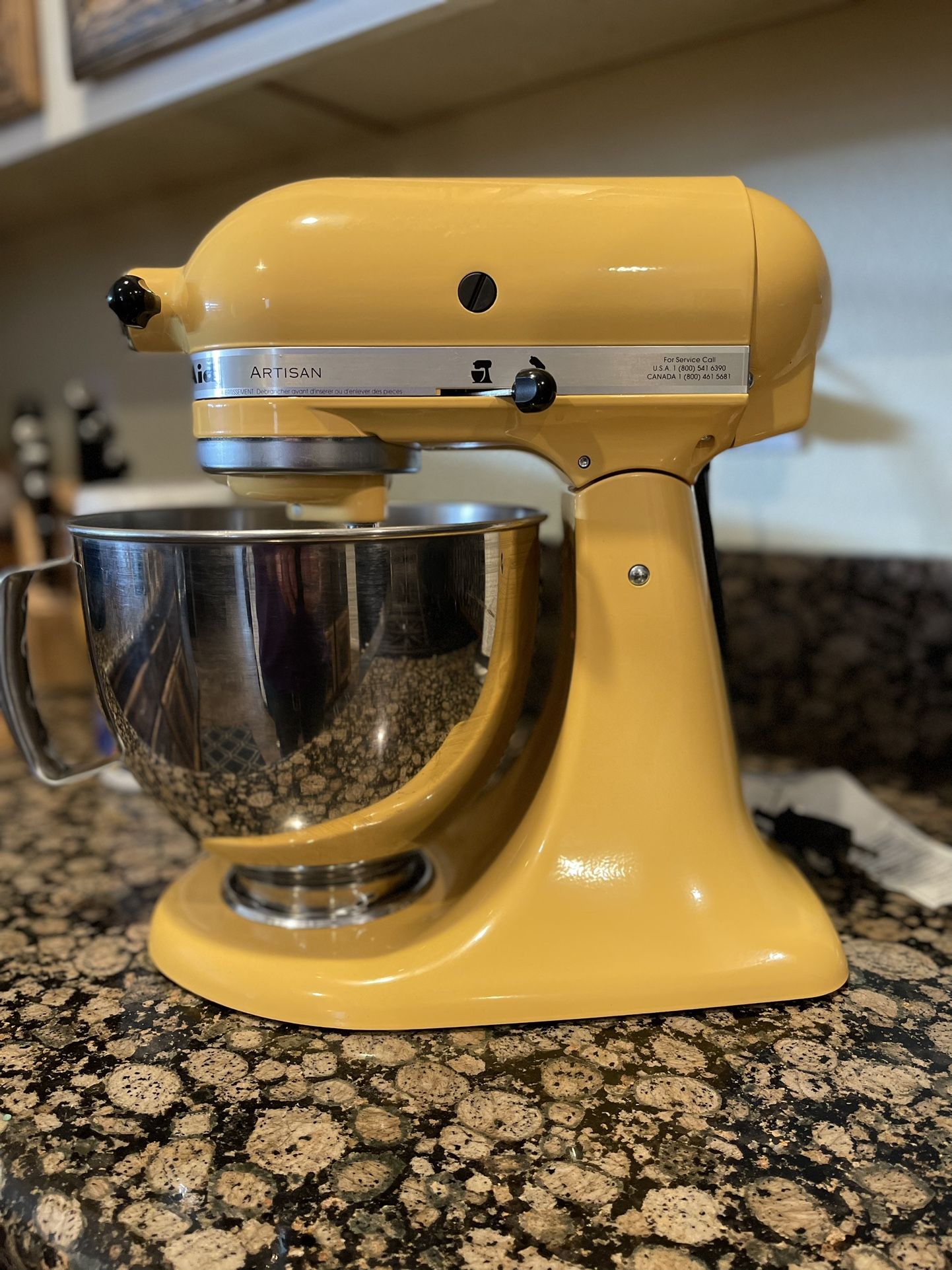 KitchenAid Artisan Stand Mixer 5Qt 10 Speed ButterCup Yellow