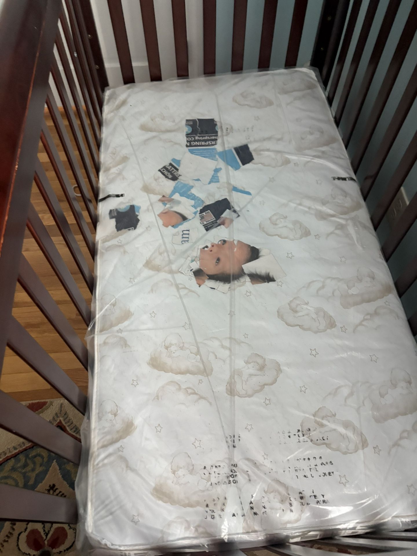 Baby Mahogany Crib