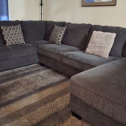 Dark grey sectional